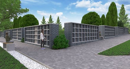 Budowa kolumbarium na terenie Cmentarza Komunalnego Oddział Jerzmanowo we Wrocławiu przy ul. Jerzmanowskiej 53